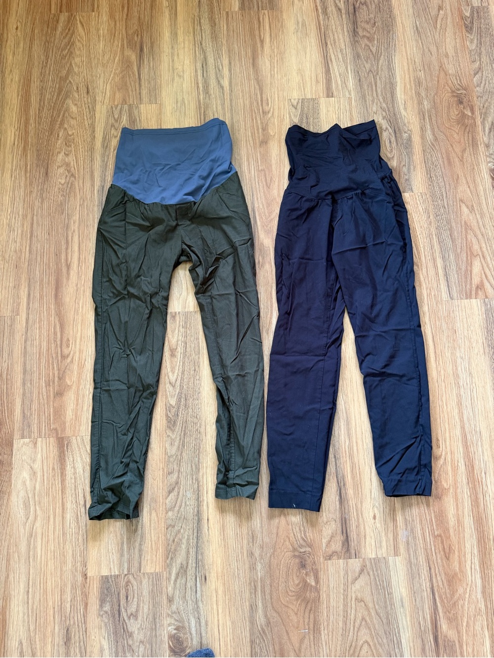 Motherhood & Maacie Maternity Pants Bundle | Medium | Black & Olive